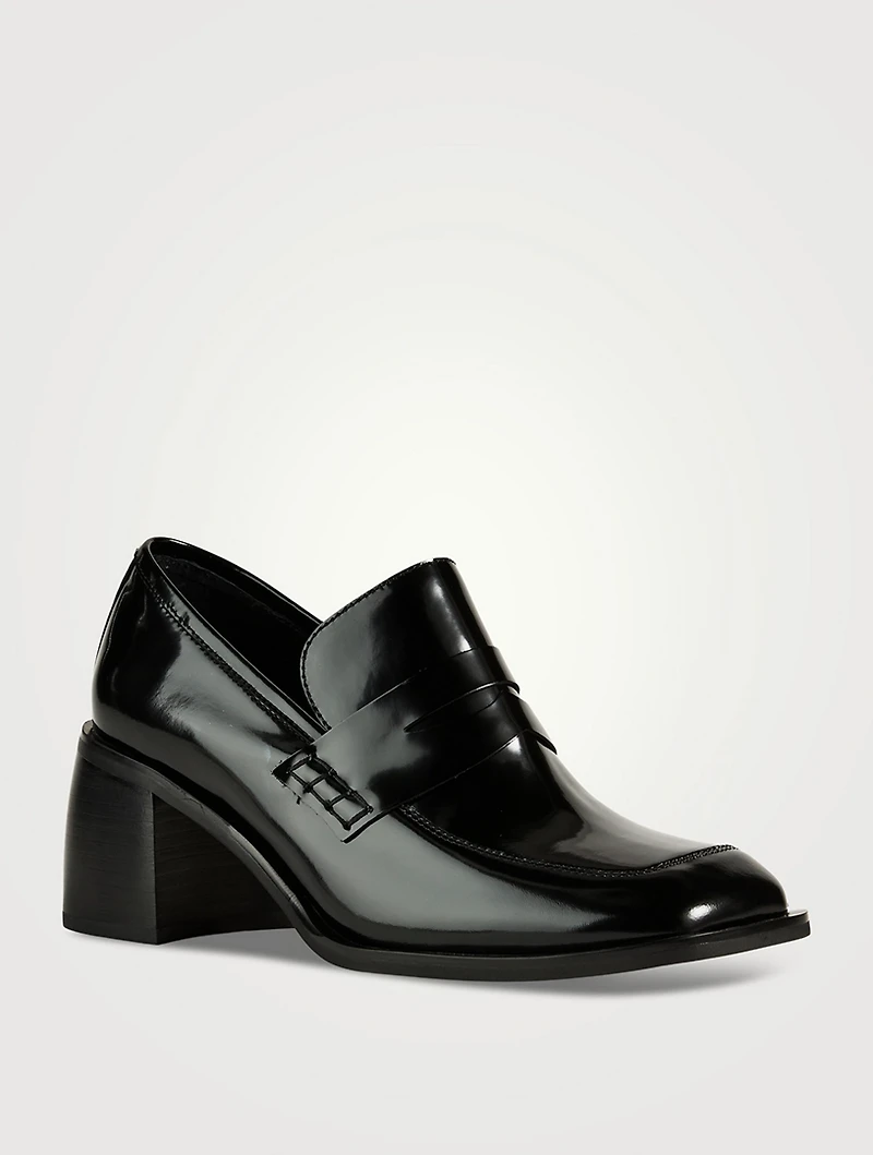 Patent Leather Penny Loafers