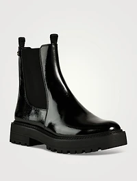 Laguna Patent Leather Chelsea Boots