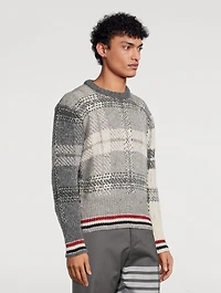 Donegal Tartan Stripe Sweater