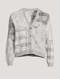 Fun-Mix Tartan Merino Wool Cardigan