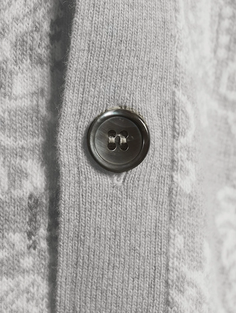 Fun-Mix Tartan Merino Wool Cardigan
