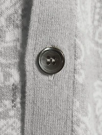 Fun-Mix Tartan Merino Wool Cardigan