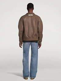 Le Bomber Feltro Belted Jacket