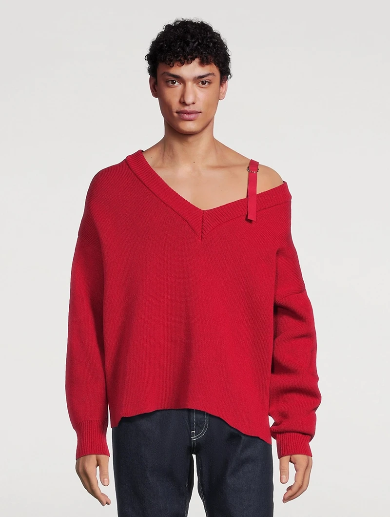 La Maille Sargas Wool-Blend Sweater