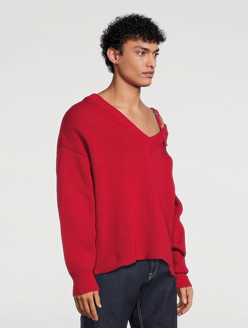 La Maille Sargas Wool-Blend Sweater