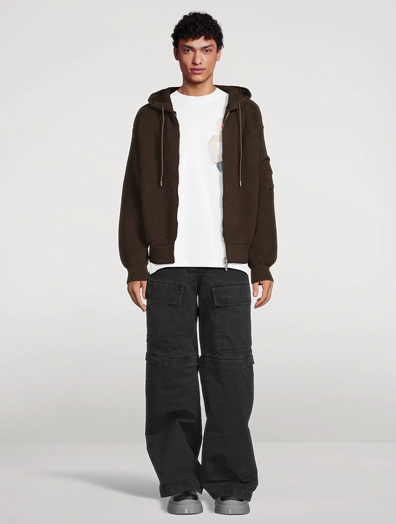 La Maille Seville Wool Zip Hoodie