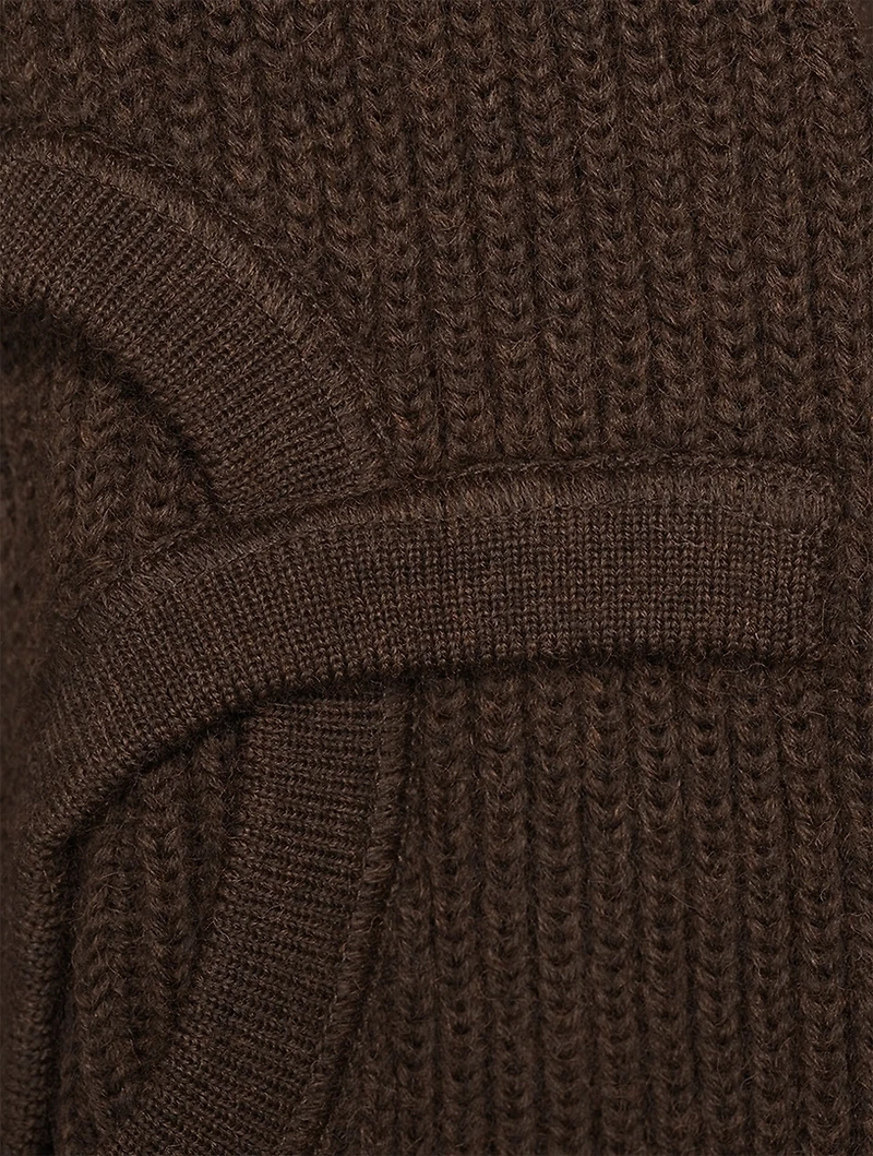 La Maille Seville Wool Zip Hoodie