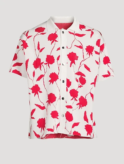 La Chemise Maille Rosa Jacquard Shirt