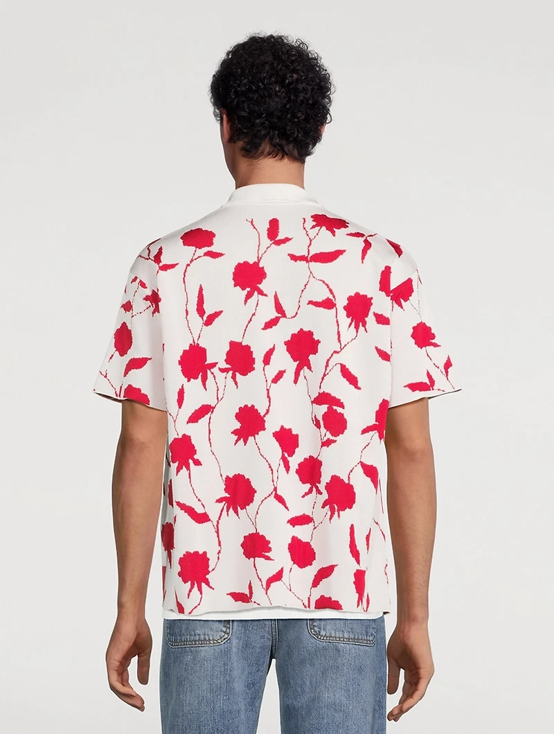 La Chemise Maille Rosa Jacquard Shirt