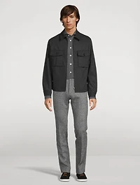 Brushed Twill Sport Casual Shirt