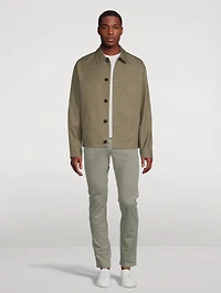 Organic Cotton Waffled Sweatshirt