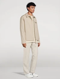 Tailored Cotton Zip Jacket