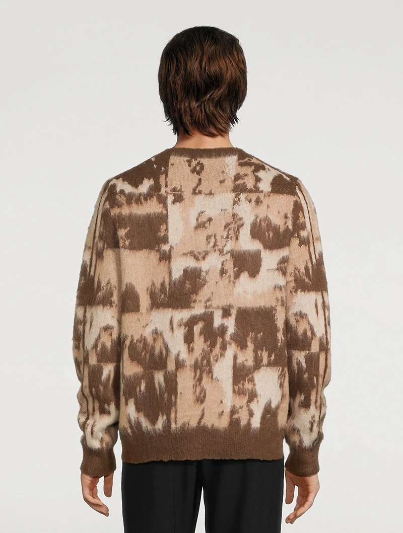 Jacquard Crewneck Sweater