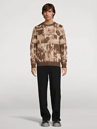 Jacquard Crewneck Sweater