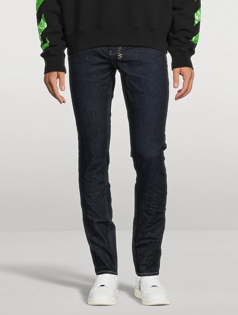 Chitch Rinsed Tapered Slim-Fit Jeans