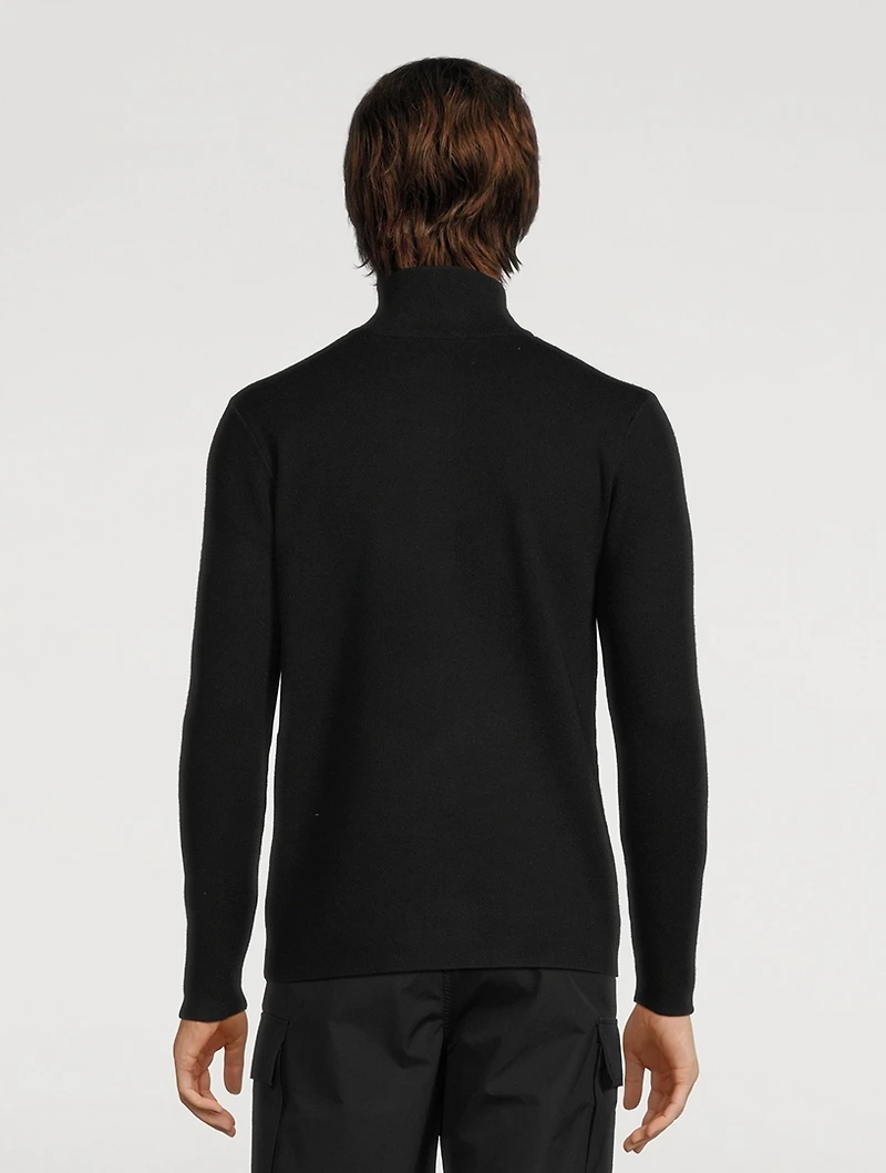 Gunan Zip Turtleneck Sweater