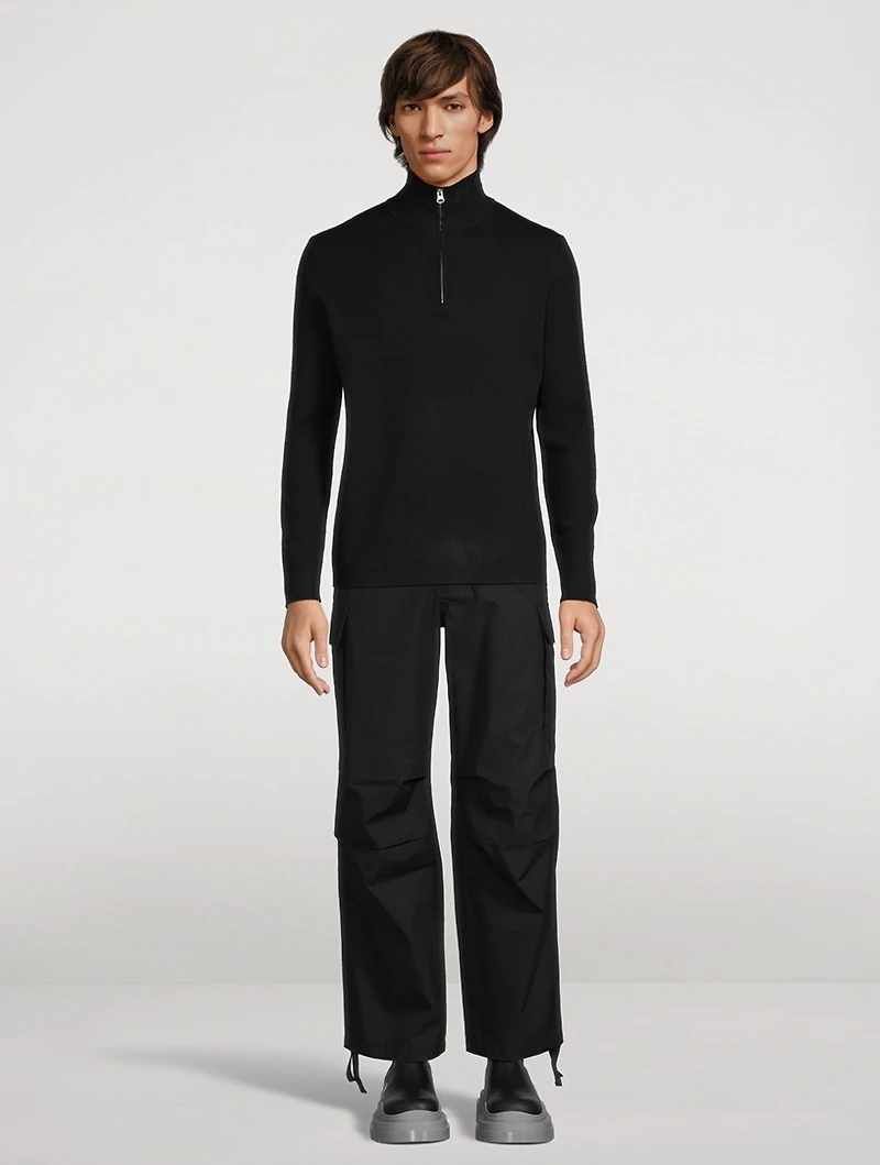 Gunan Zip Turtleneck Sweater