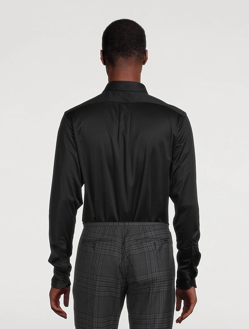 Silk Long-Sleeve Shirt