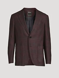 Wool Silk And Cashmere Jacket