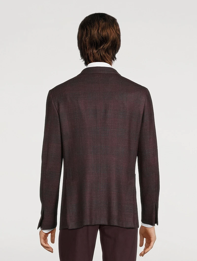 Wool Silk And Cashmere Jacket