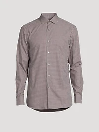 Cotton Shirt Check Print