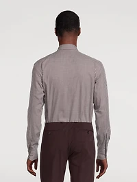 Cotton Shirt Check Print
