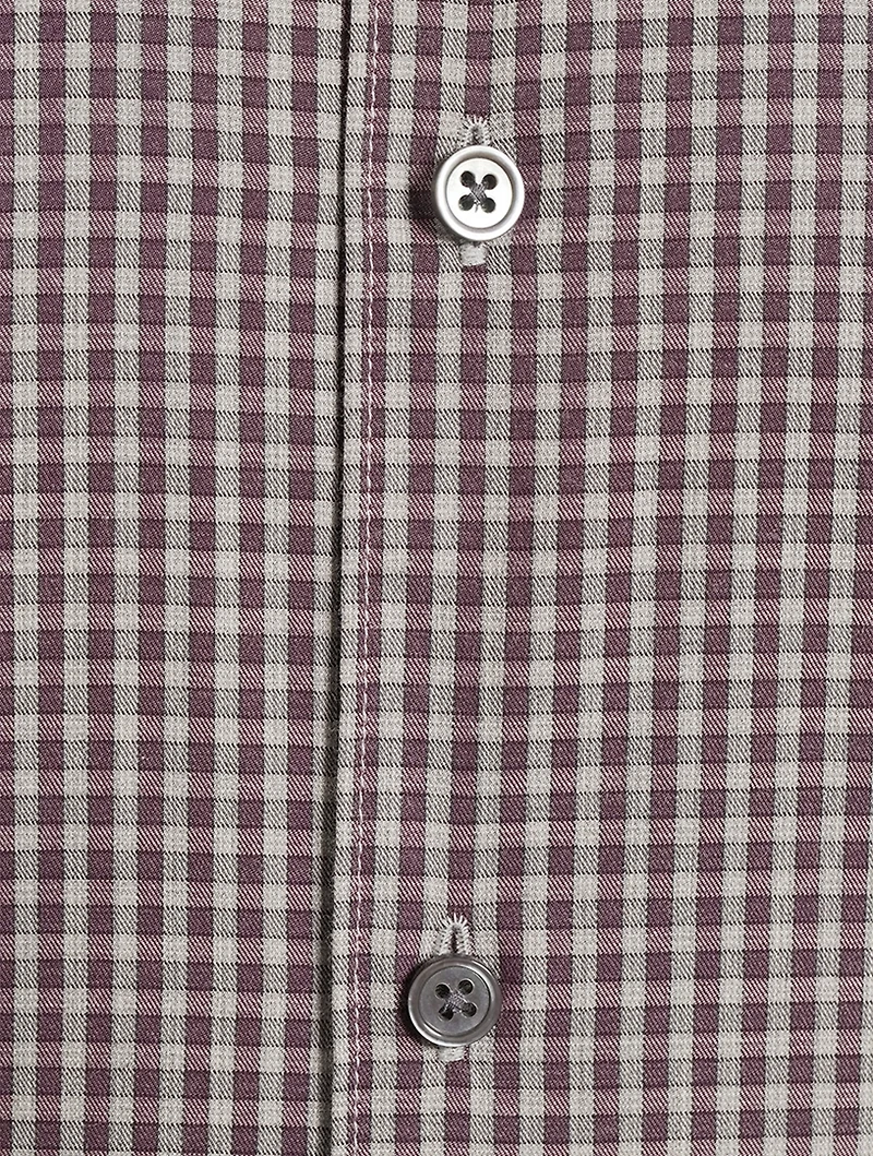 Cotton Shirt Check Print