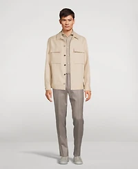 Cotton-Cashmere Dress Shirt