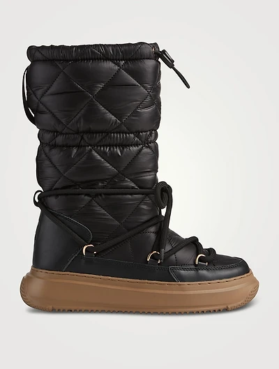 Gravita Nylon Knee-High Boots