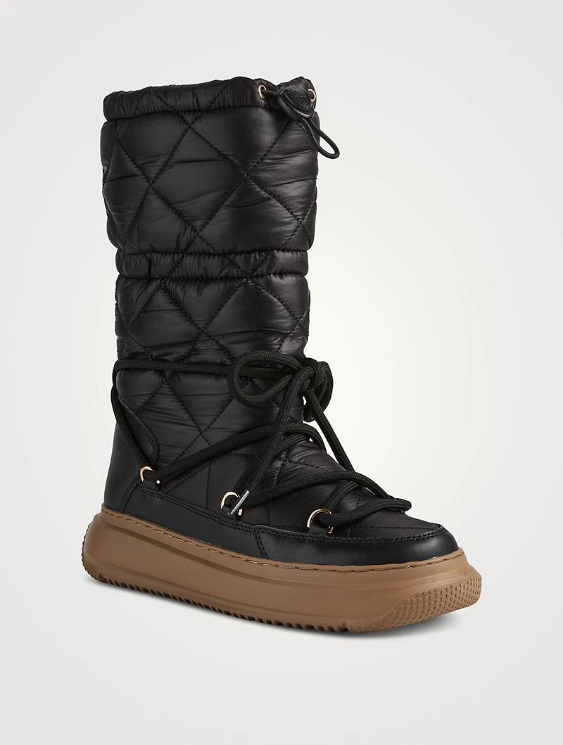 Gravita Nylon Knee-High Boots