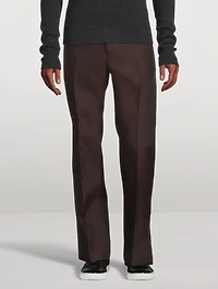 Wool And Nylon Straight-Leg Pants