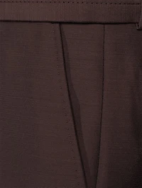 Wool And Nylon Straight-Leg Pants