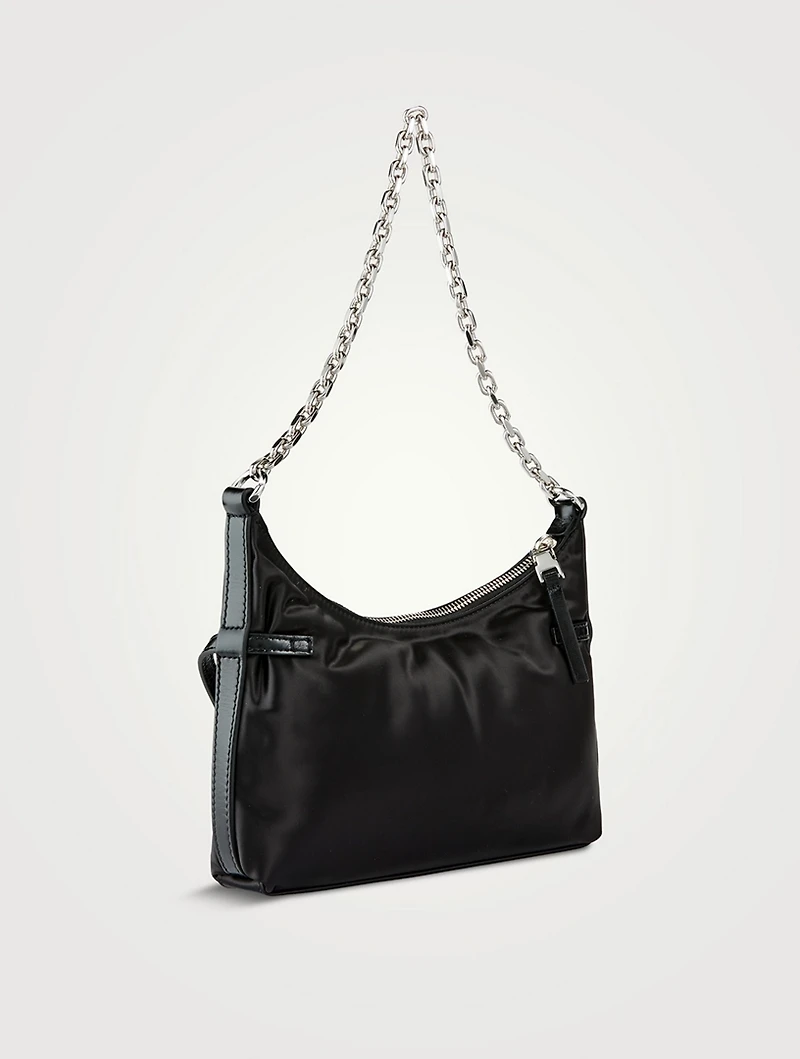 Mini Voyou Party Nylon Satin Shoulder Bag