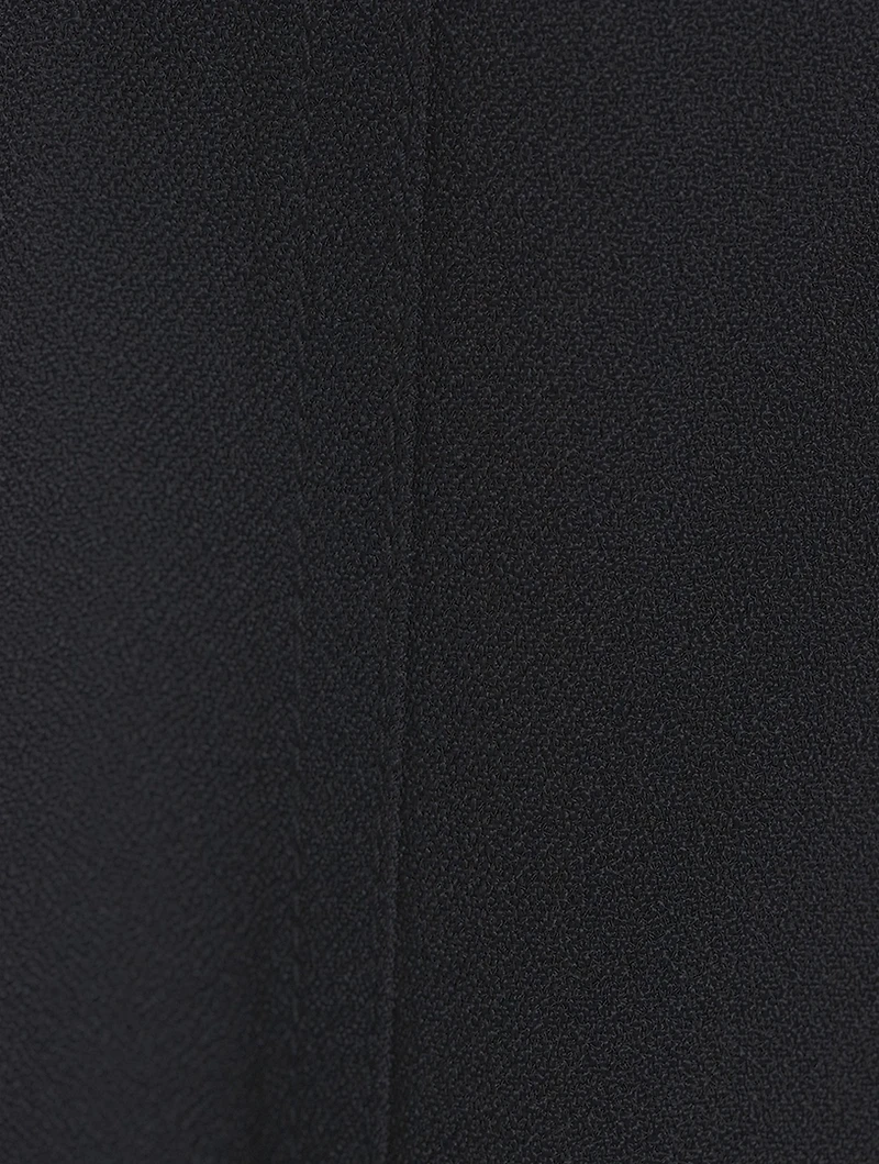 Convertible Crepe Midi Dress
