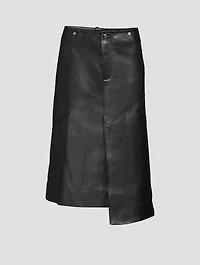 Leather Midi Skirt