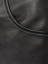 Leather Midi Skirt