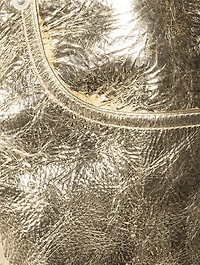 Metallic Leather Trousers
