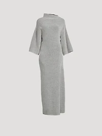 Funnelneck Midi Dress