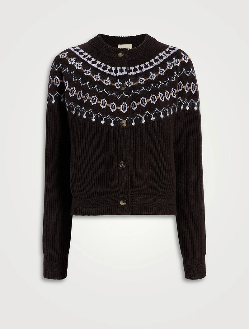 The Michaela Fair Isle Cardigan