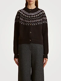 The Michaela Fair Isle Cardigan
