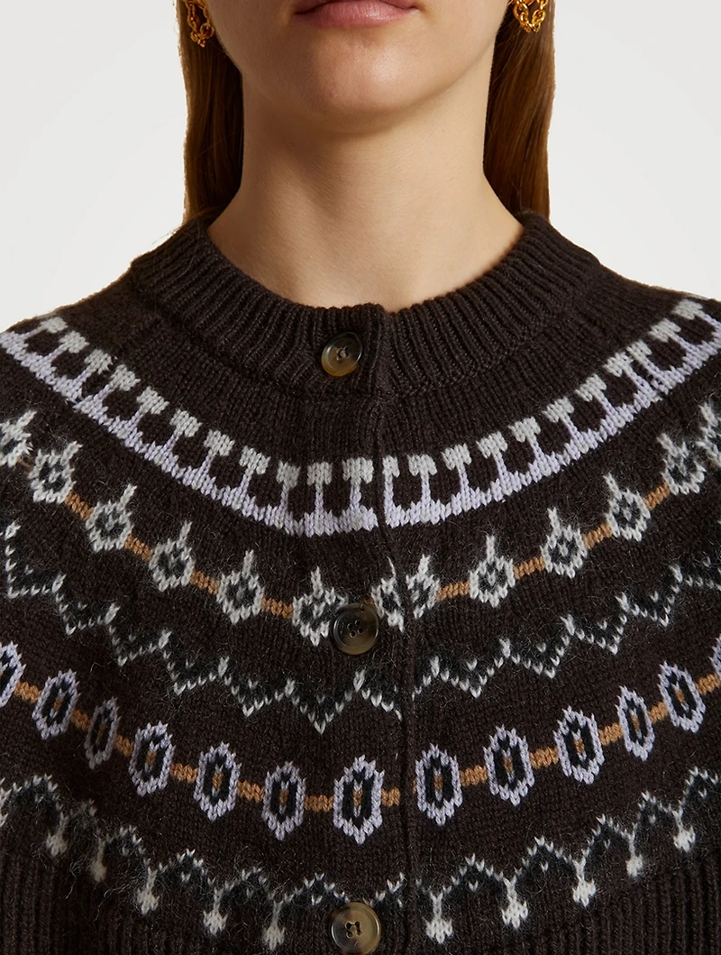The Michaela Fair Isle Cardigan