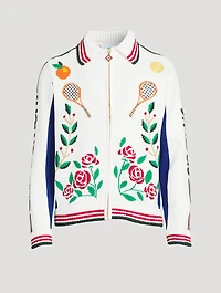 Laurel Intarsia Knit Jacket