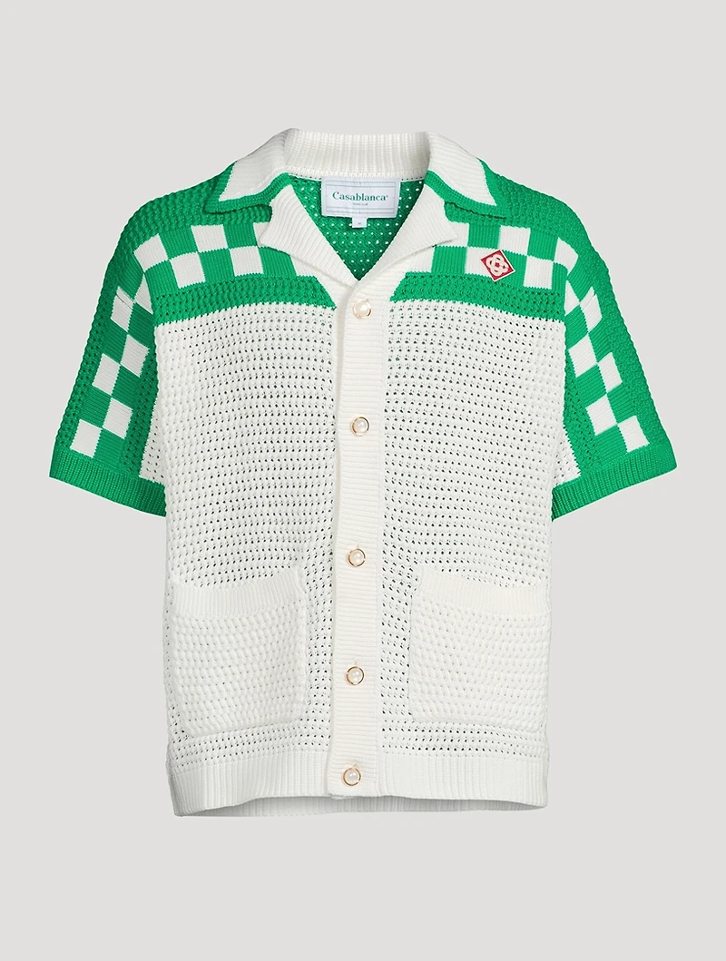 Knitted Crochet Shirt