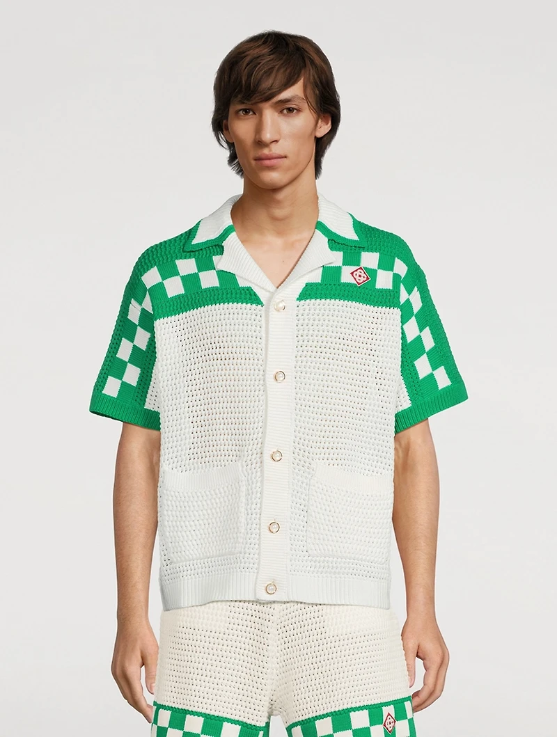 Knitted Crochet Shirt