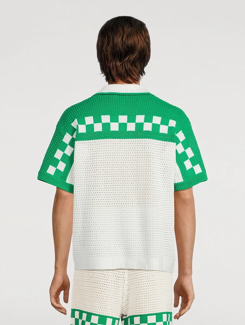 Knitted Crochet Shirt
