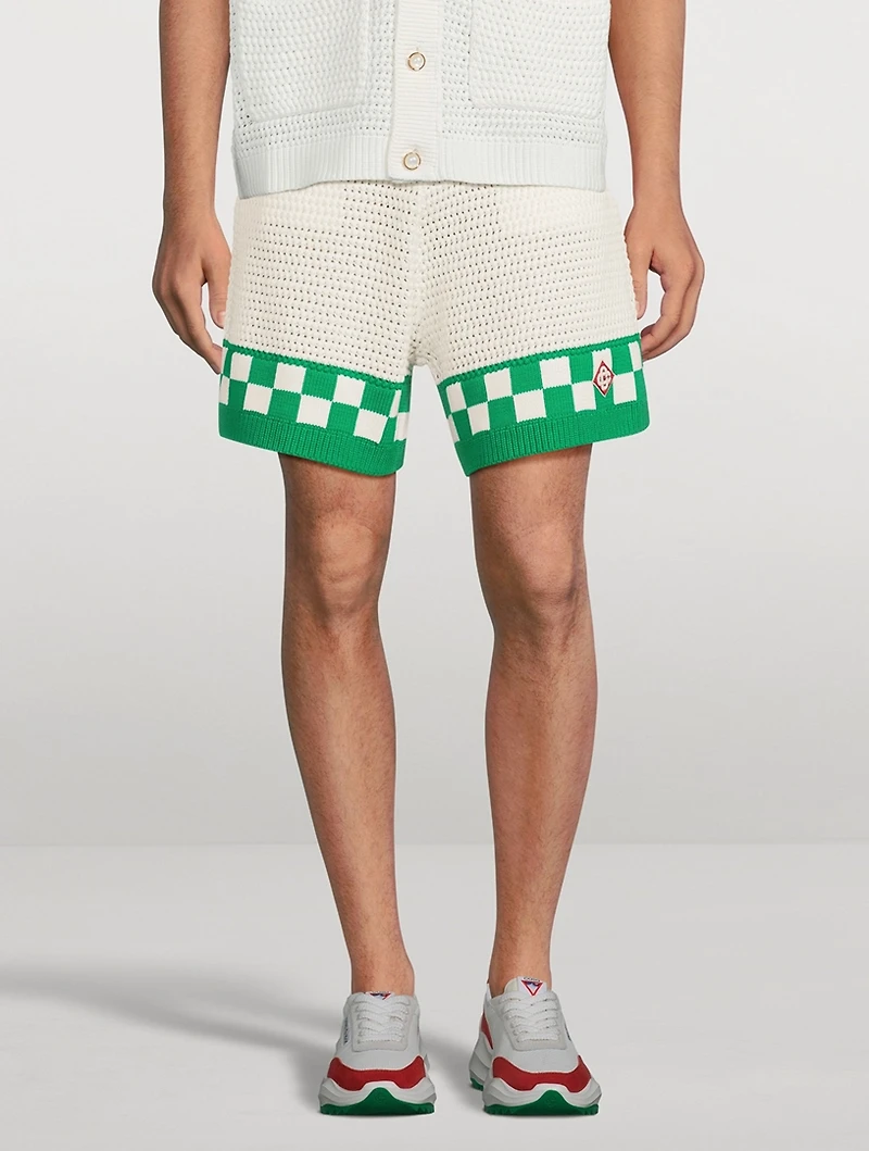 Knitted Crochet Shorts