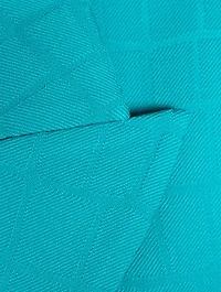 Croc Jacquard Wool Blazer