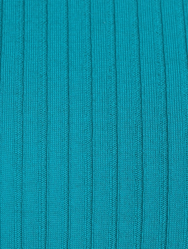 Wool Mockneck Short-Sleeve Sweater