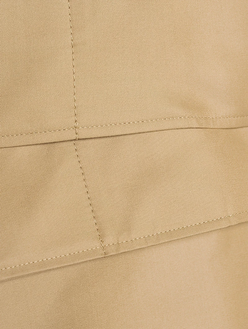 Cotton Gabardine Cropped Jacket