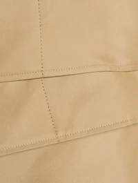 Cotton Gabardine Cropped Jacket